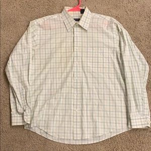 Plaid Izod button up dress shirt